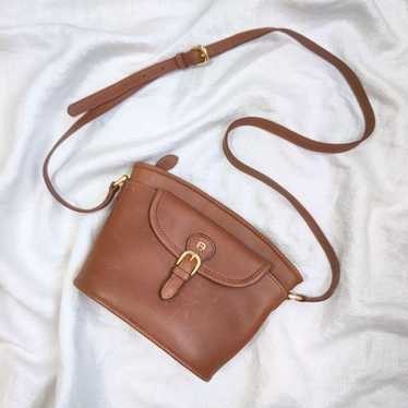 Etienne Aigner leather shoulder bag in brown