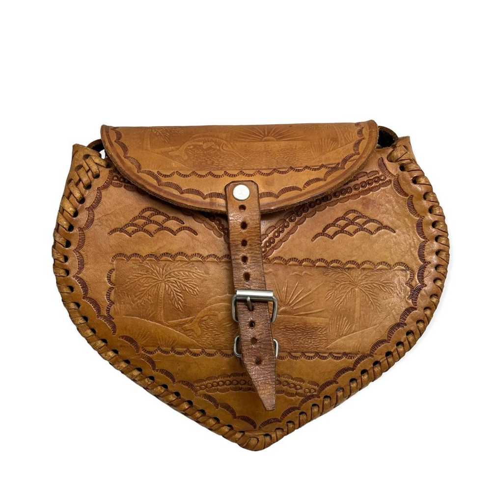 Vintage Tooled Leather Purse - image 6