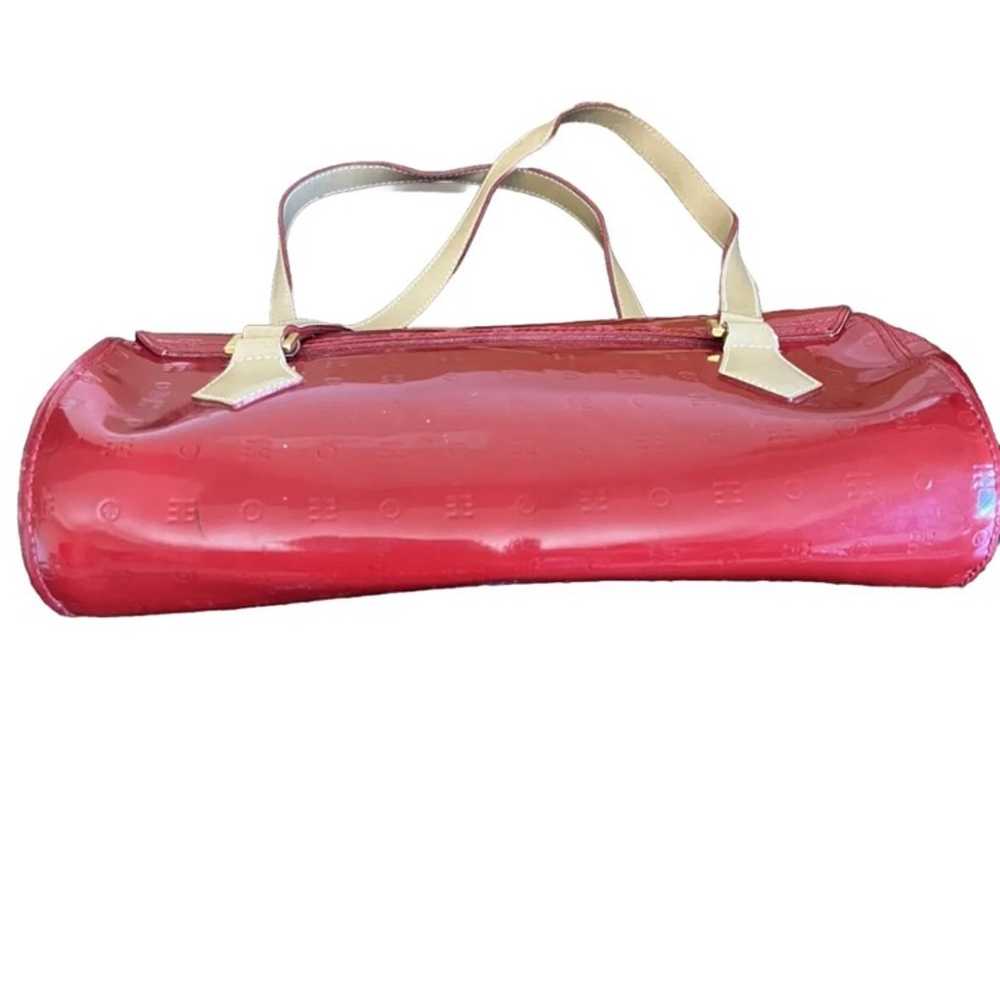 Arcadia patent red leather bag - image 3