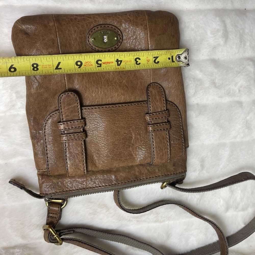 Fossil  Carson long live vintage Messenger leathe… - image 11