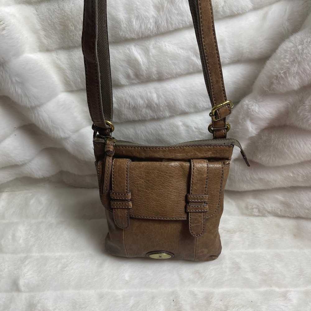 Fossil  Carson long live vintage Messenger leathe… - image 3