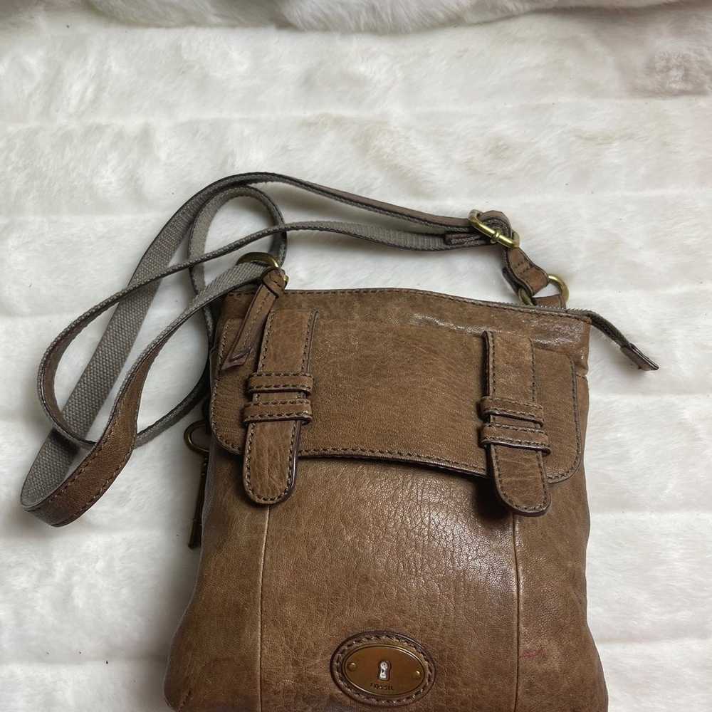 Fossil  Carson long live vintage Messenger leathe… - image 5