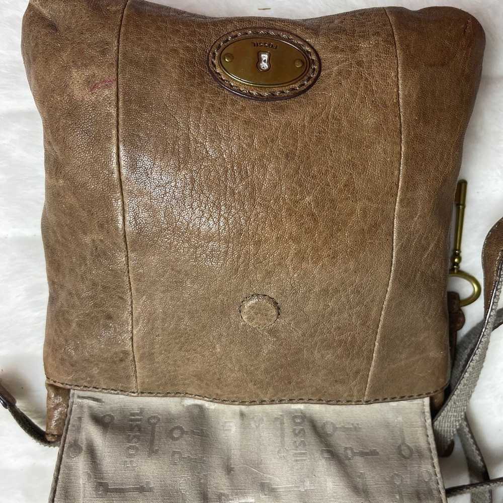 Fossil  Carson long live vintage Messenger leathe… - image 6