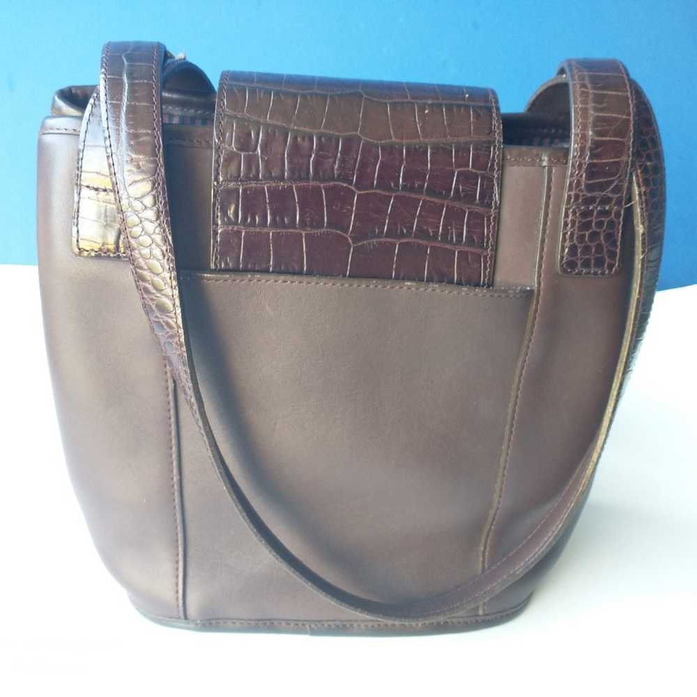 Brighton Brown Basket Weave leather purse - image 4