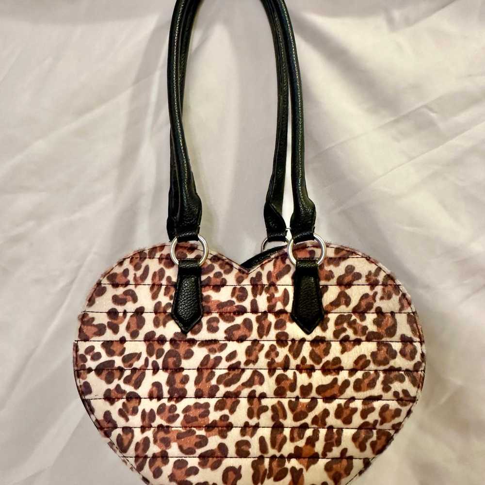 Lux De Ville Leopard Heart Vintage Pinup Style Pu… - image 3