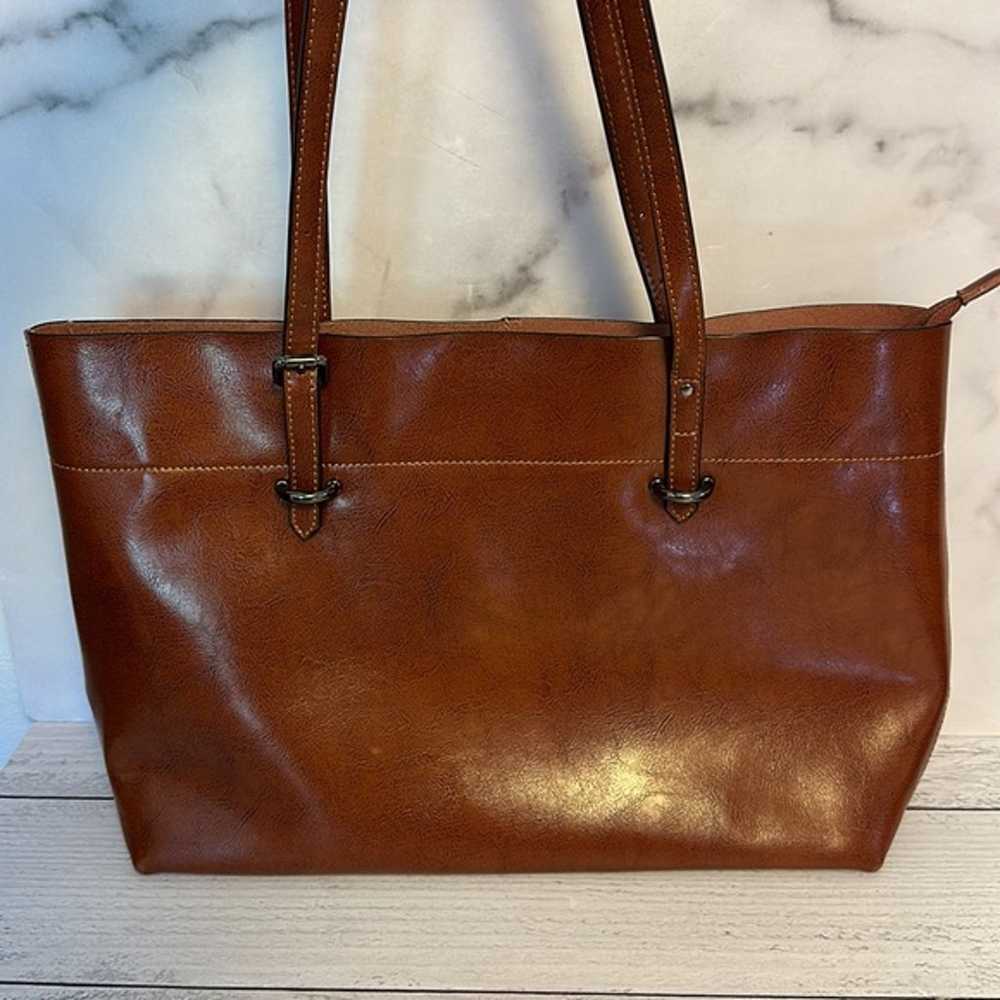 S-ZONE Women Vintage Genuine Leather Tote Shoulde… - image 3