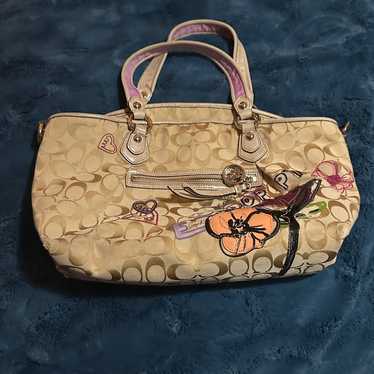 Coach Poppy 16492 poppy petal print -VINTAGE