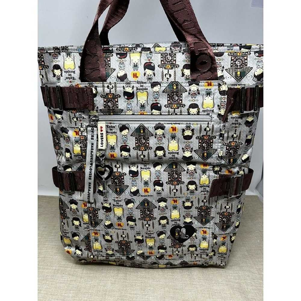 Vintage Large Harajuku Lovers Brown Tote/Laptop B… - image 1