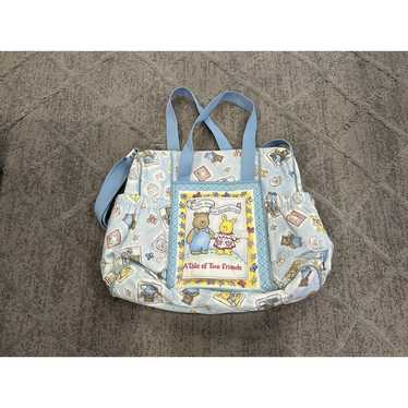 Cudlie Diaper Bag Blue with Story Book Vintage VTG