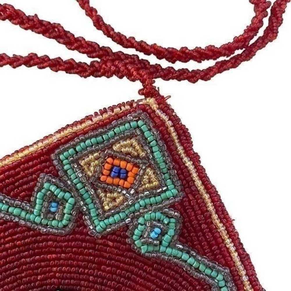 Vintage Hand Beaded Christiana Crossbody Boho Bag - image 2