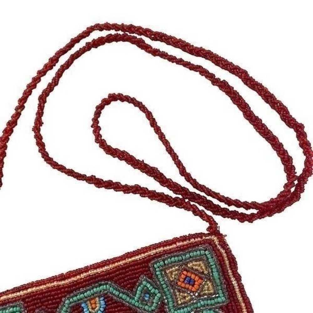 Vintage Hand Beaded Christiana Crossbody Boho Bag - image 3