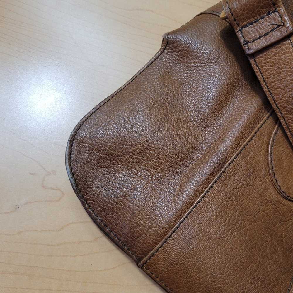 Toko Genuine leather bag Vintage 60s top handle b… - image 10