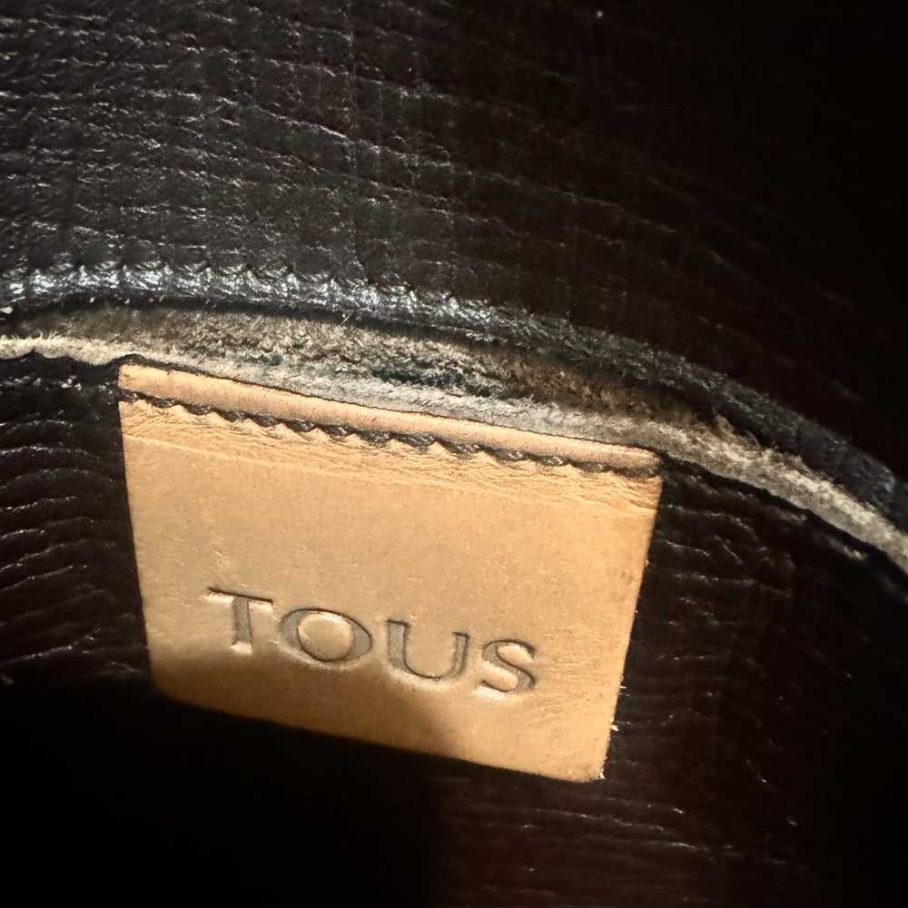 Tous all leather bag with handmade charm! - image 3