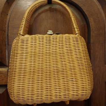 Vintage Wicker Purse - image 1