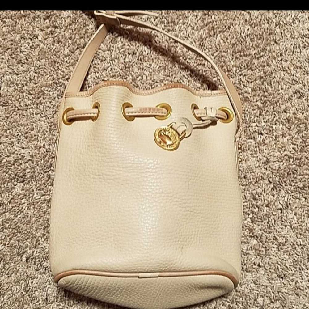 Rare Cream Dooney and Bourke Crossbody - image 5