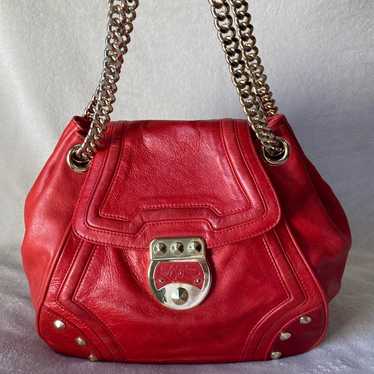 Betsey Johnson red leather purse