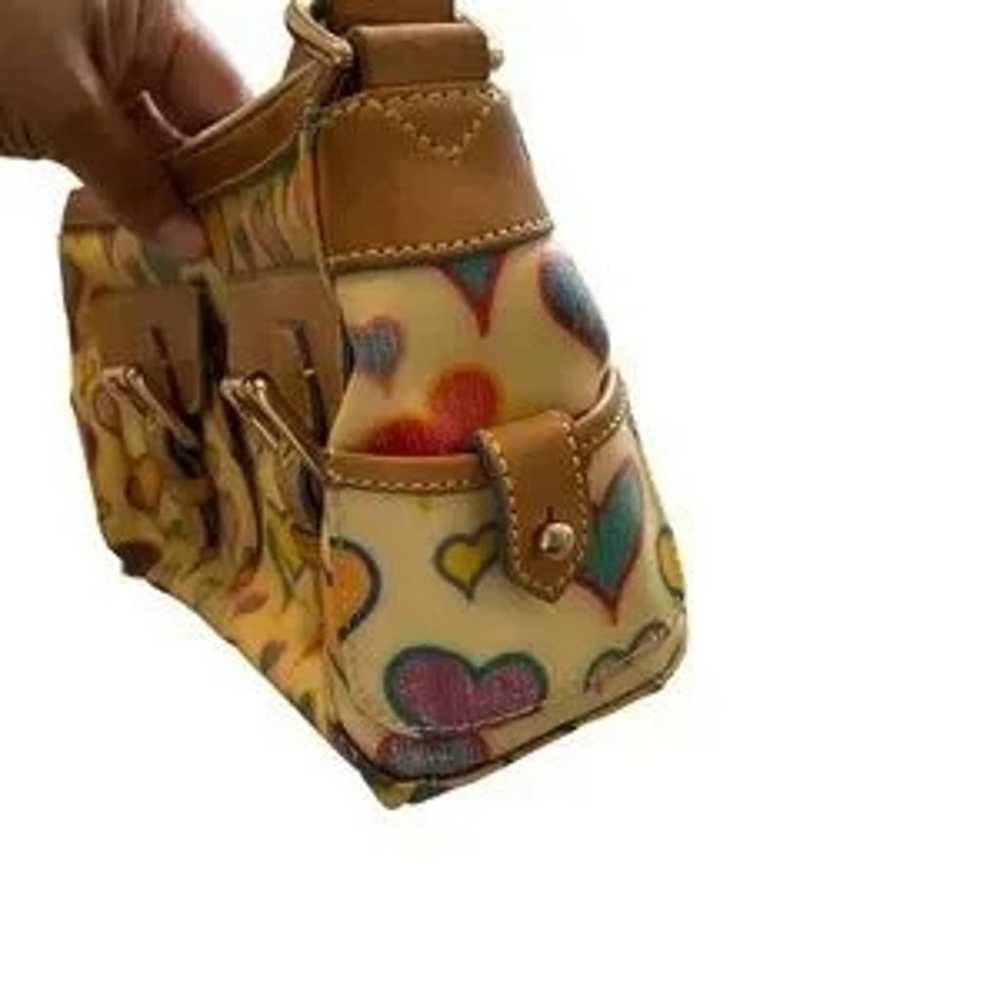 Dooney & Bourke Y2K Heart Small Purse Handbag Vin… - image 4