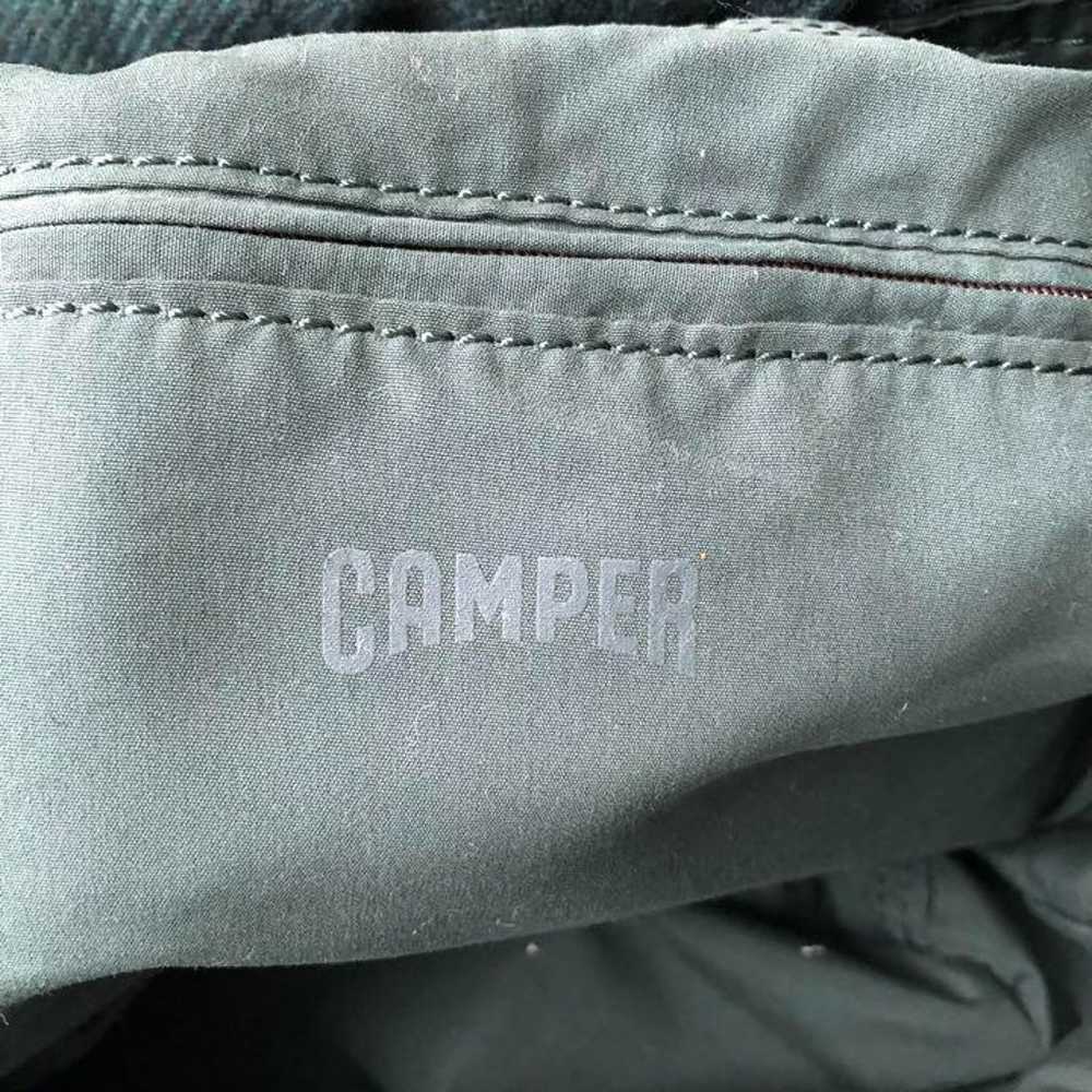 CAMPER Camper Wool x Leather Tote Bag Green - image 9