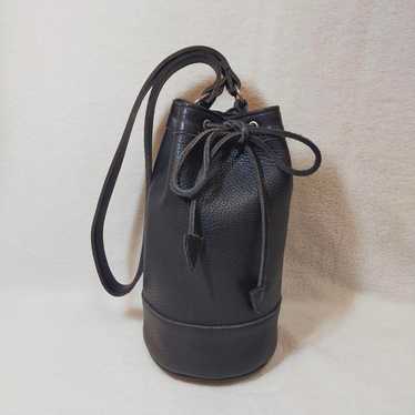 agnes b Agnes B One-shoulder Drawstring Bag Black… - image 1