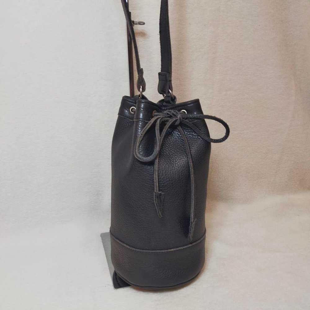 agnes b Agnes B One-shoulder Drawstring Bag Black… - image 7