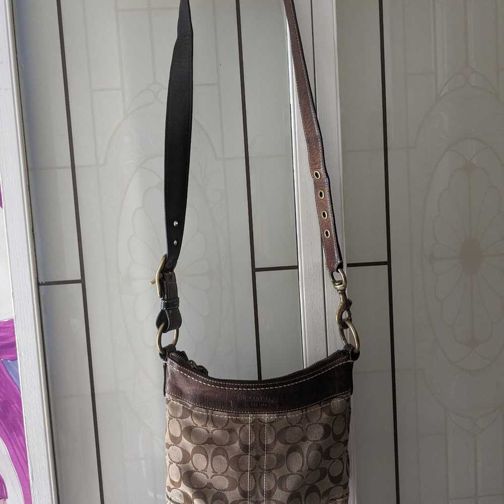 Coach Vintage hand bag (used) - image 2