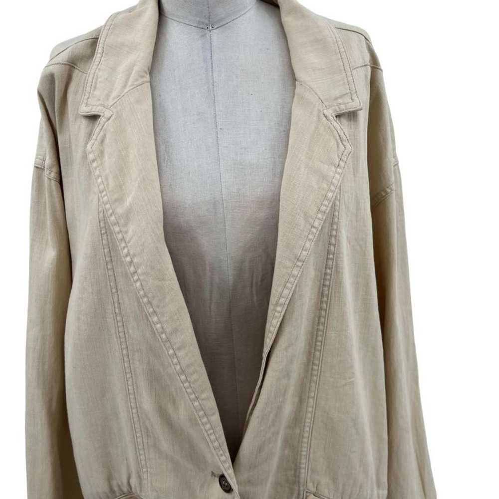 Anthropologie Linen blazer - image 3