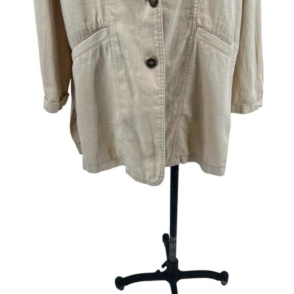 Anthropologie Linen blazer - image 5