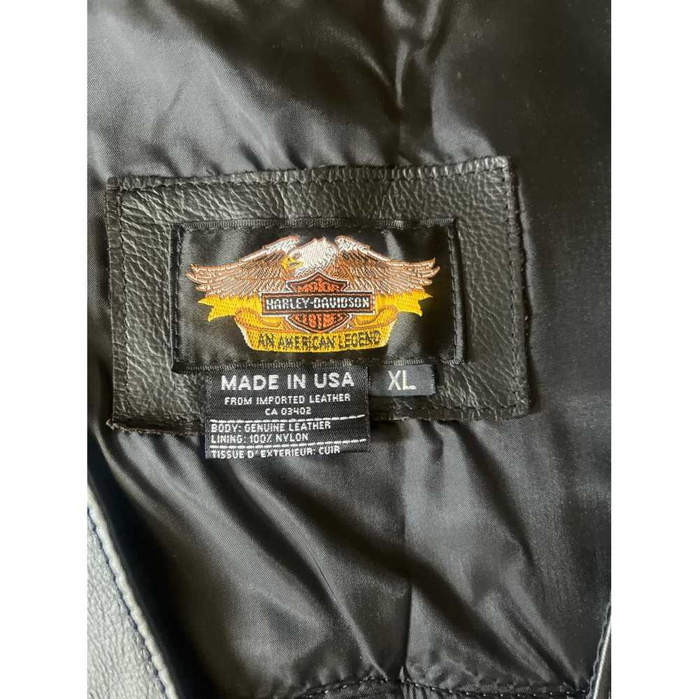 Harley Davidson Leather vest - image 4