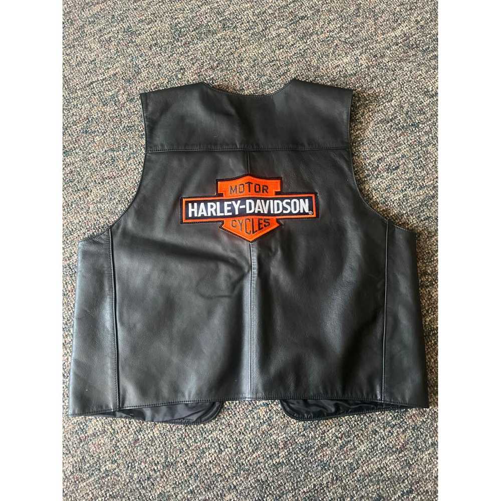 Harley Davidson Leather vest - image 5