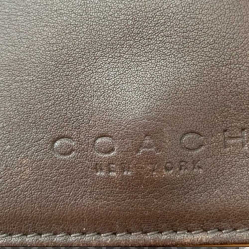 Vintage Coach 4183 Italy Brown Leather Lexington … - image 3