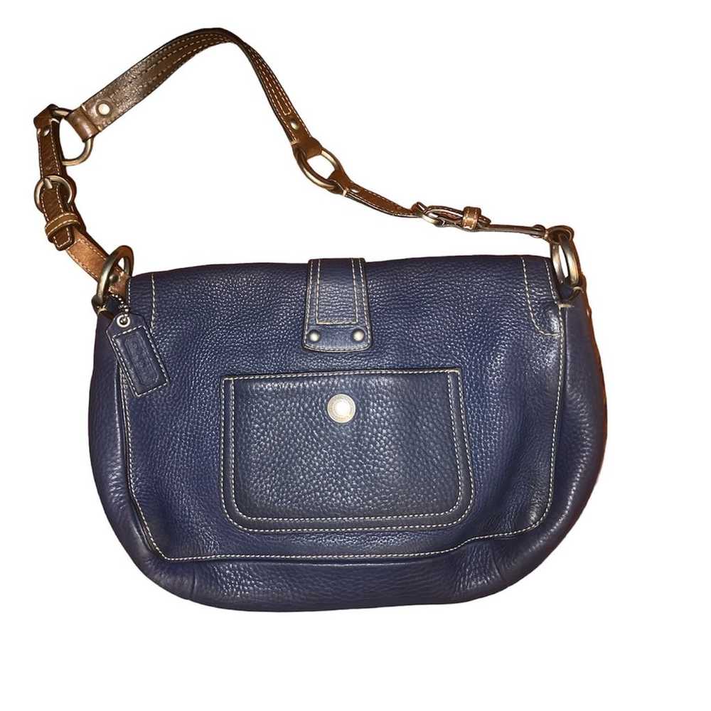 Navy coach purse - image 2