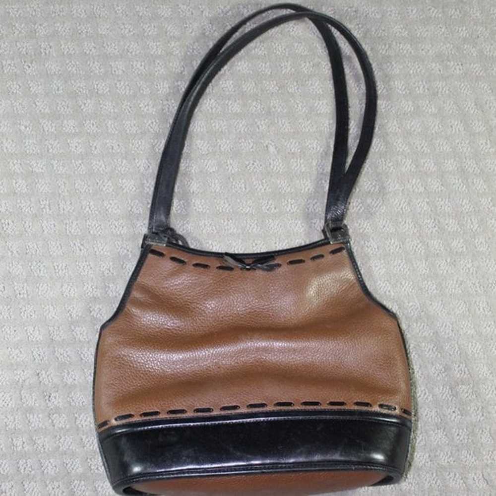 Vintage Brighton Brown and Black Purse - image 2