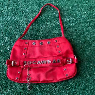 Y2K RED vintage RocaWear cute satin bag - image 1