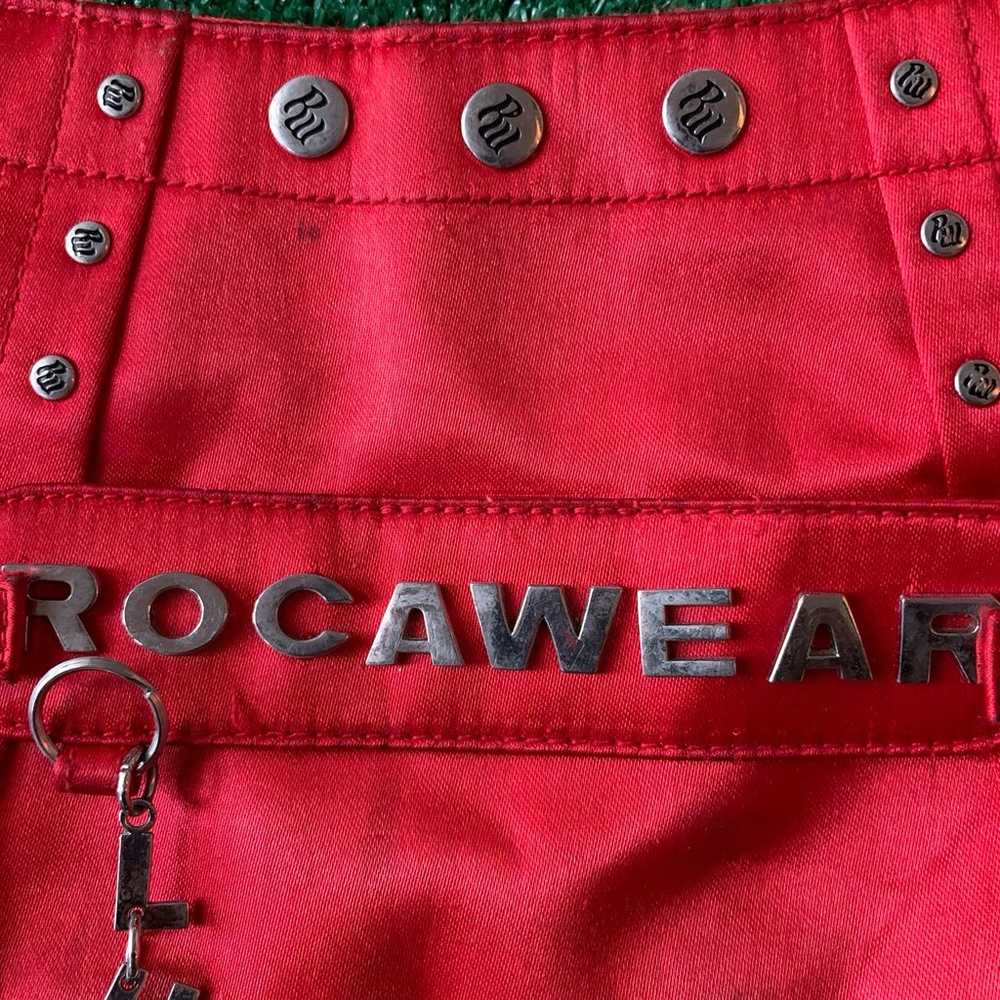 Y2K RED vintage RocaWear cute satin bag - image 2