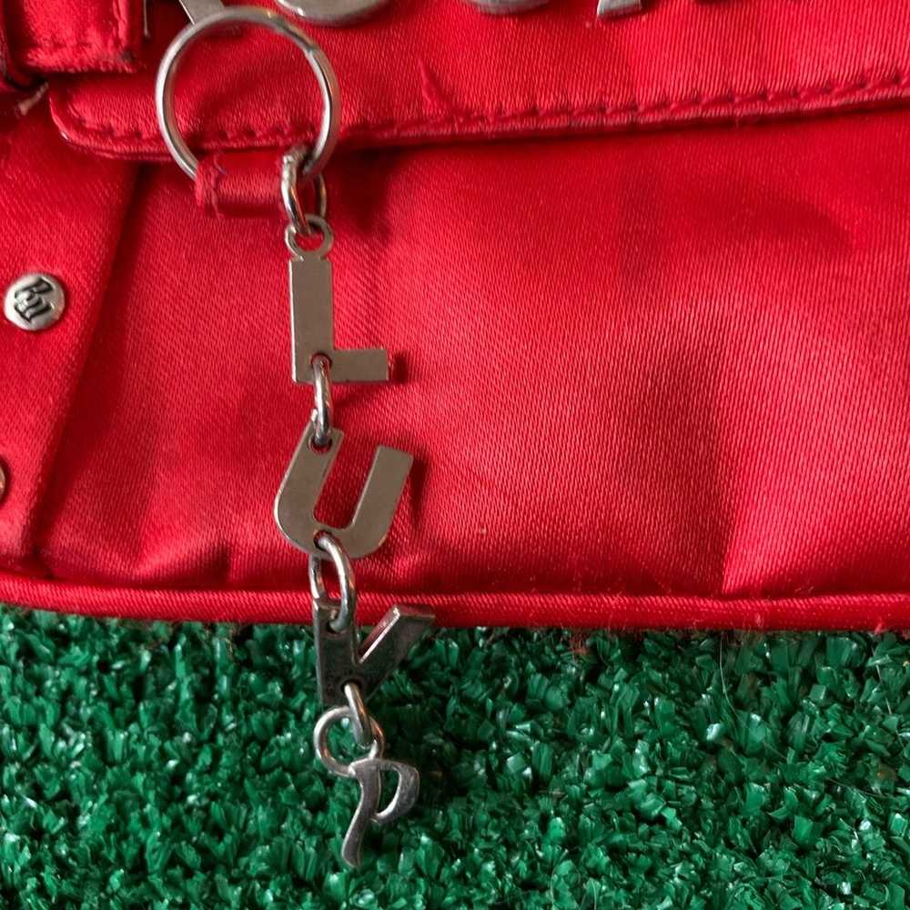 Y2K RED vintage RocaWear cute satin bag - image 4