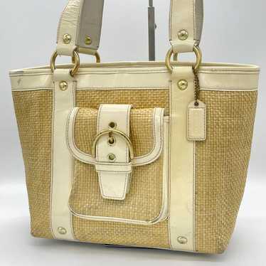 ✨High-quality✨COACH Basket Bag Handbag Tote Bag H… - image 1