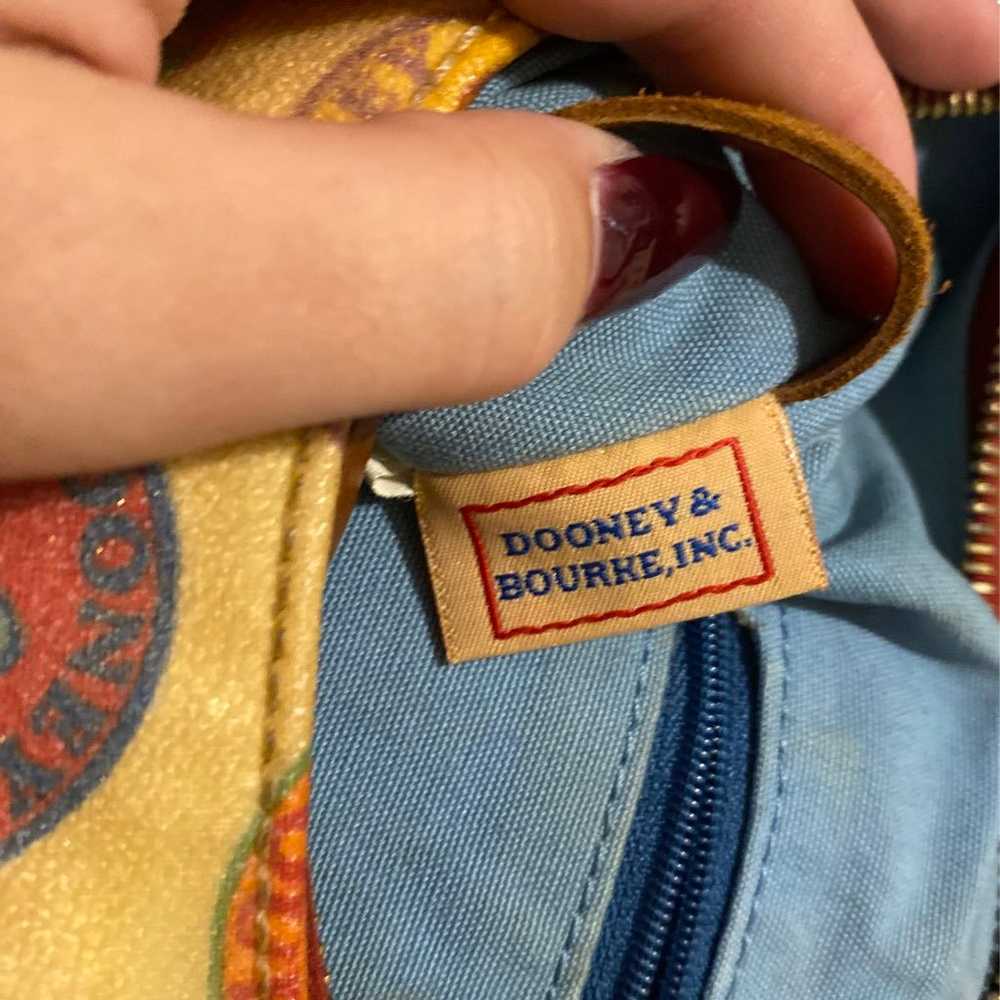 Vintage Dooney & Bourke Stamp Bag - image 4