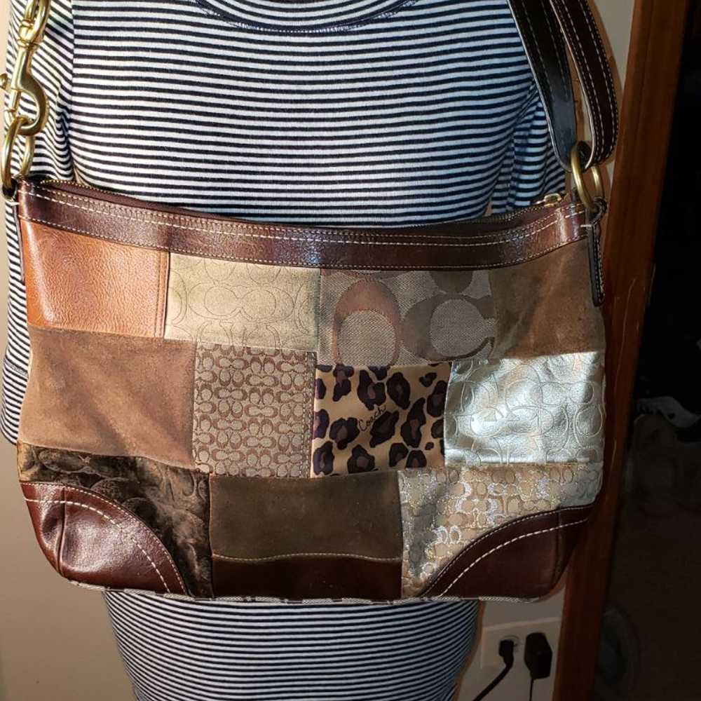 Coach Vintage Patchwork Shoulder Bag - image 4