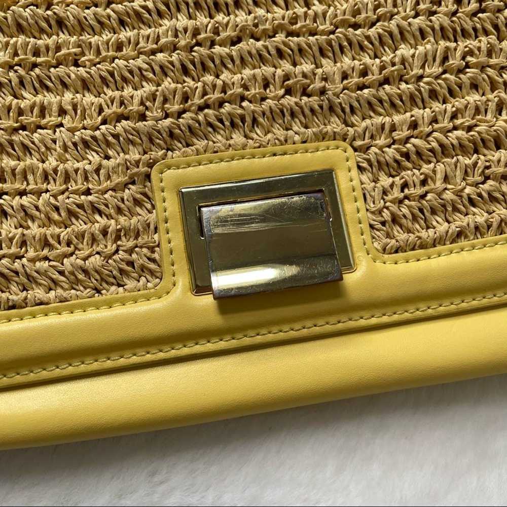 Talbots Vintage Straw Clutch - image 6