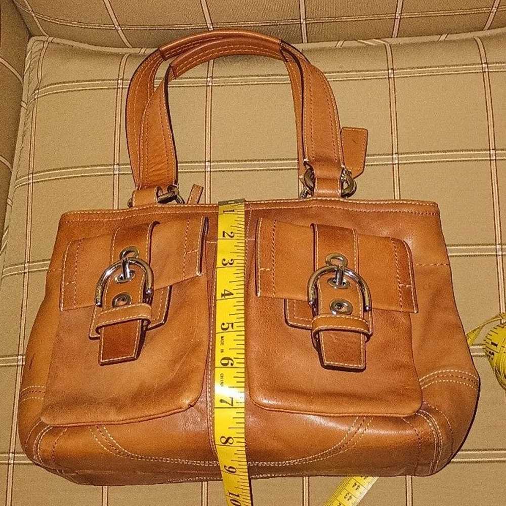 Vintage Coach Genuine Leather Designer Hobo - image 5