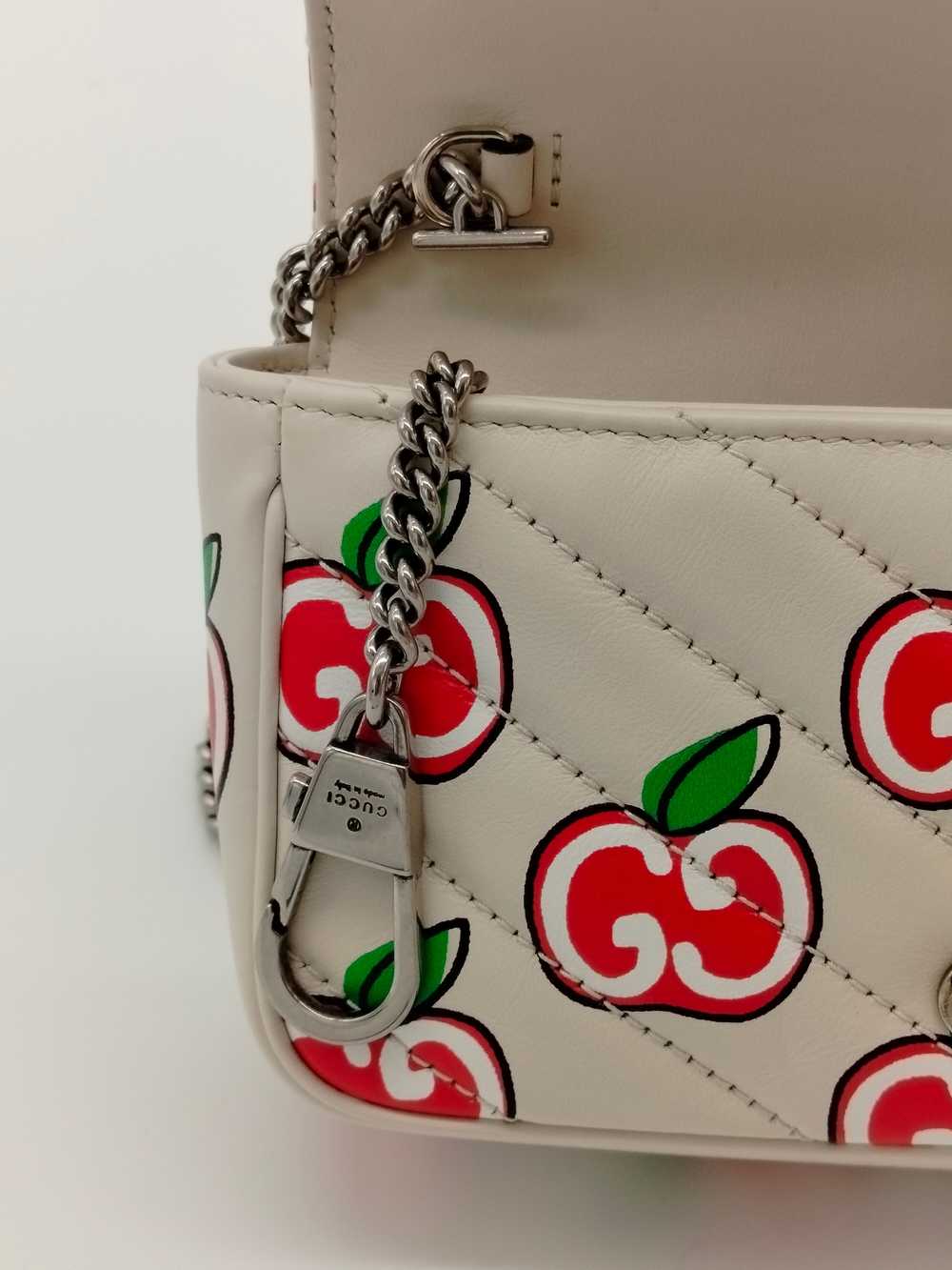 Gucci Apple Monogram Supermini Marmont Bag - '10s - image 6