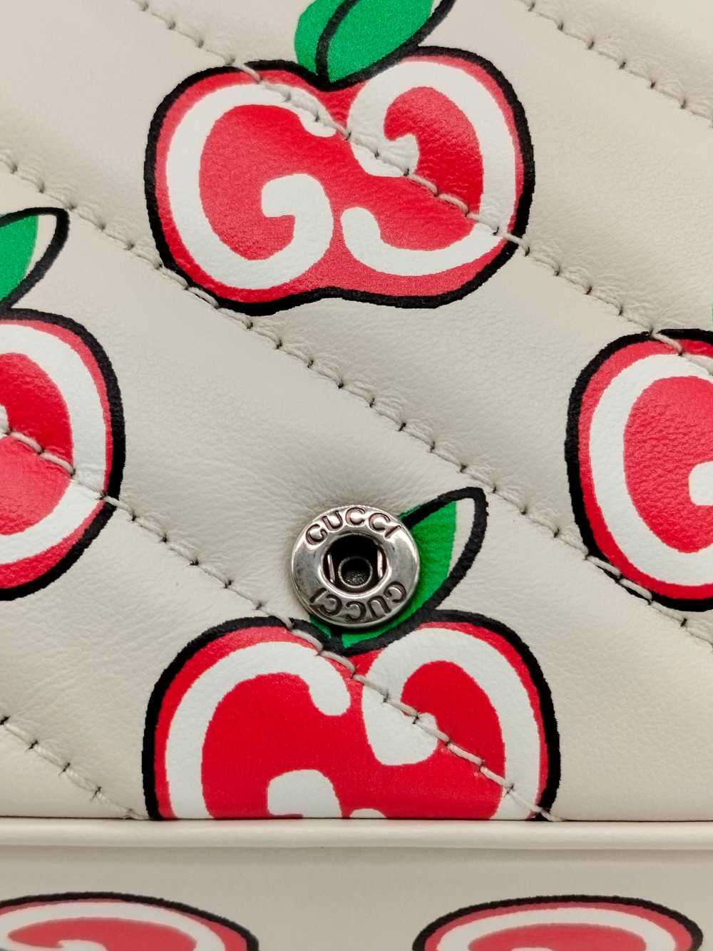 Gucci Apple Monogram Supermini Marmont Bag - '10s - image 7