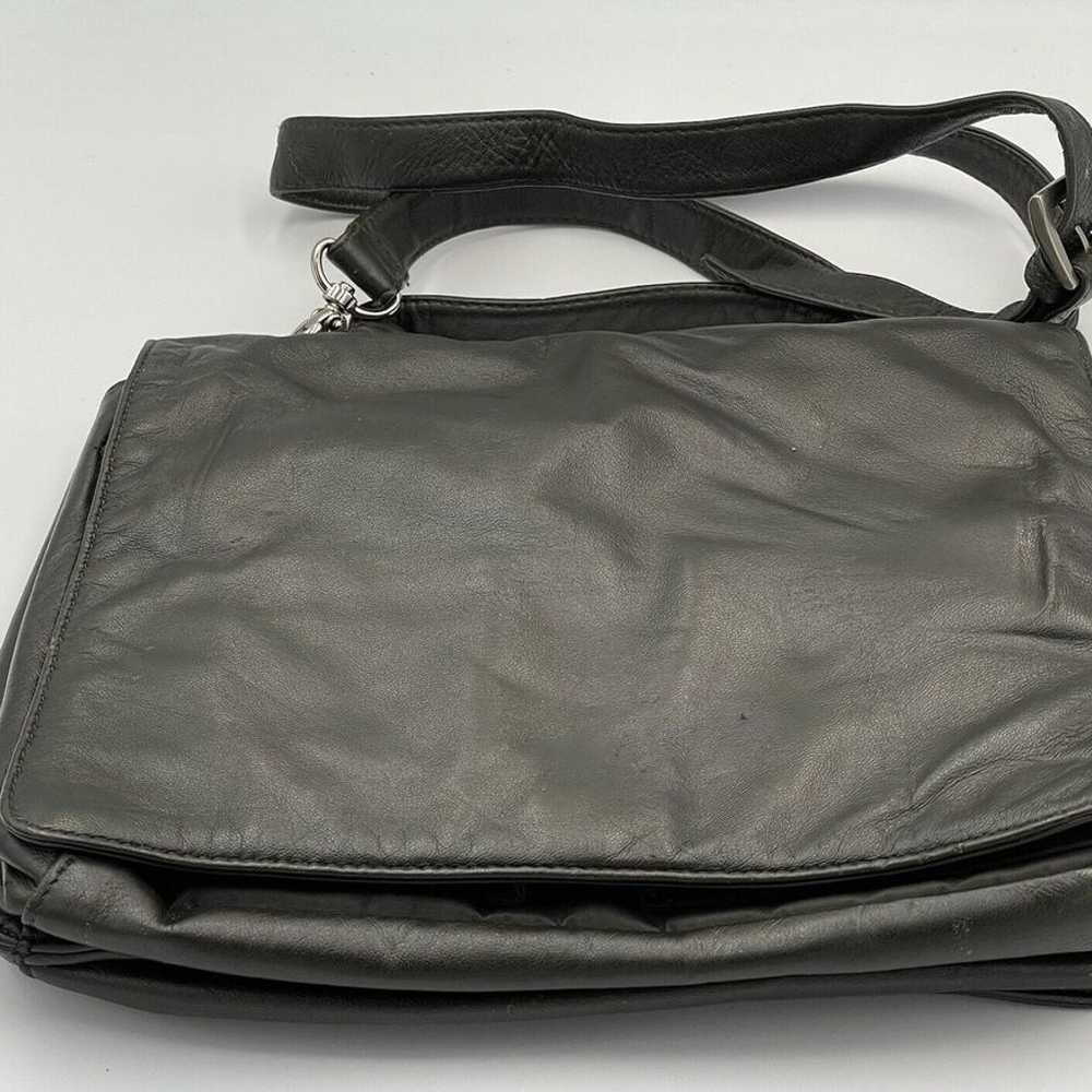 Wilsons Leather Pelle Studio VTG Y2K Black Messen… - image 2