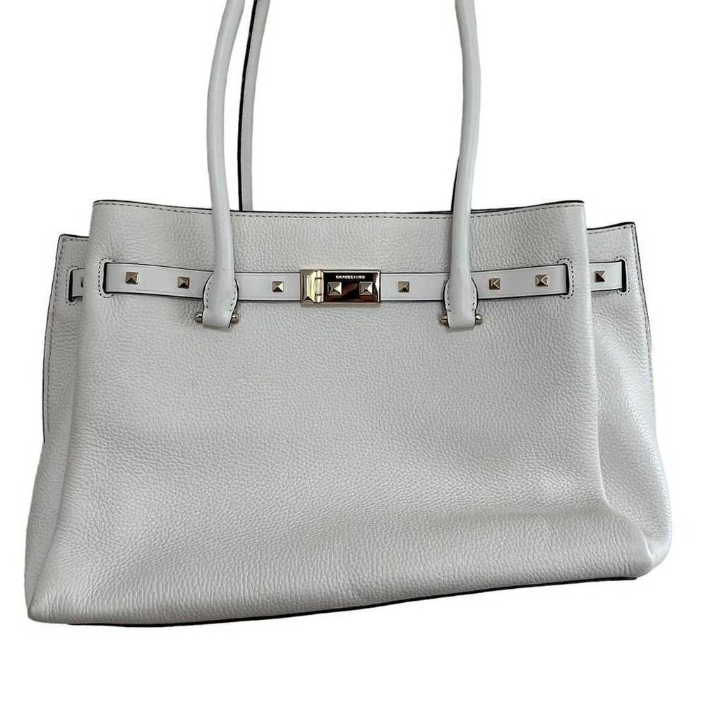 MICHAEL KORS Michael Kors ☆ Tote Bag Leather Whit… - image 2