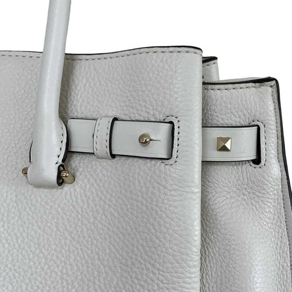 MICHAEL KORS Michael Kors ☆ Tote Bag Leather Whit… - image 4