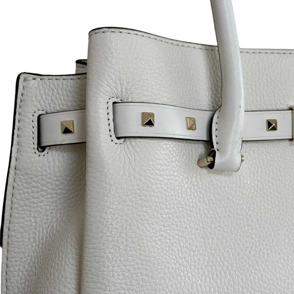 MICHAEL KORS Michael Kors ☆ Tote Bag Leather Whit… - image 5