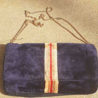 VINTAGE MADE IN ITALY VELVET PURSE - image 1