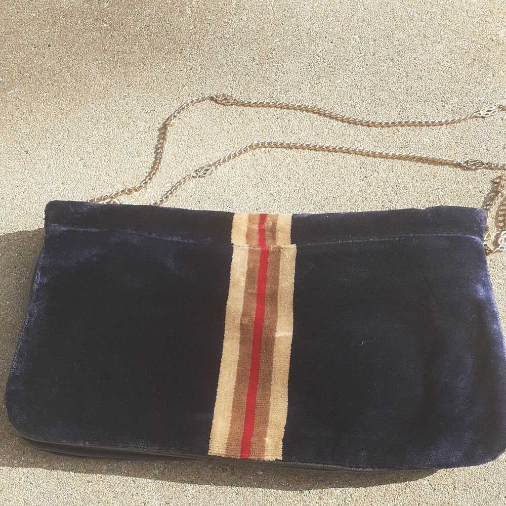 VINTAGE MADE IN ITALY VELVET PURSE - image 4