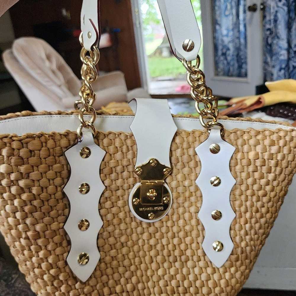 Vintage? Michael Kors Wovan Basket Purse. Beautif… - image 2