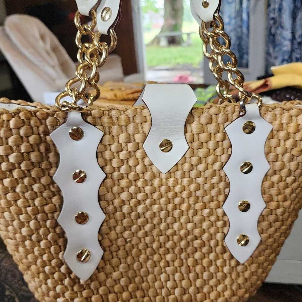 Vintage? Michael Kors Wovan Basket Purse. Beautif… - image 4